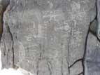 Petroglyph panel