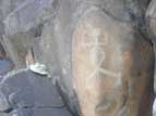 Anthropomorphic petroglyph