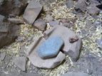 Broken metate